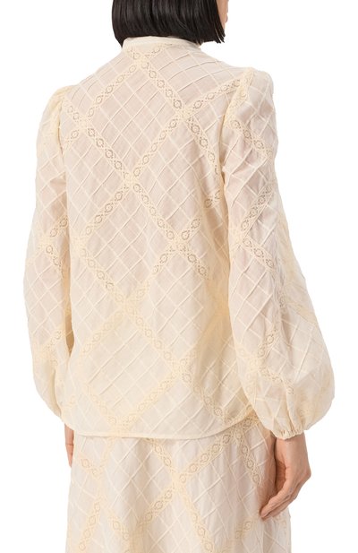 Хлопковая блузка ZIMMERMANN, арт. 0723TRS253, фото 4