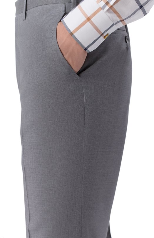 Шерстяные брюки Kiton UPNFCK0626G Серый  UPNFCK0626G Фото 5