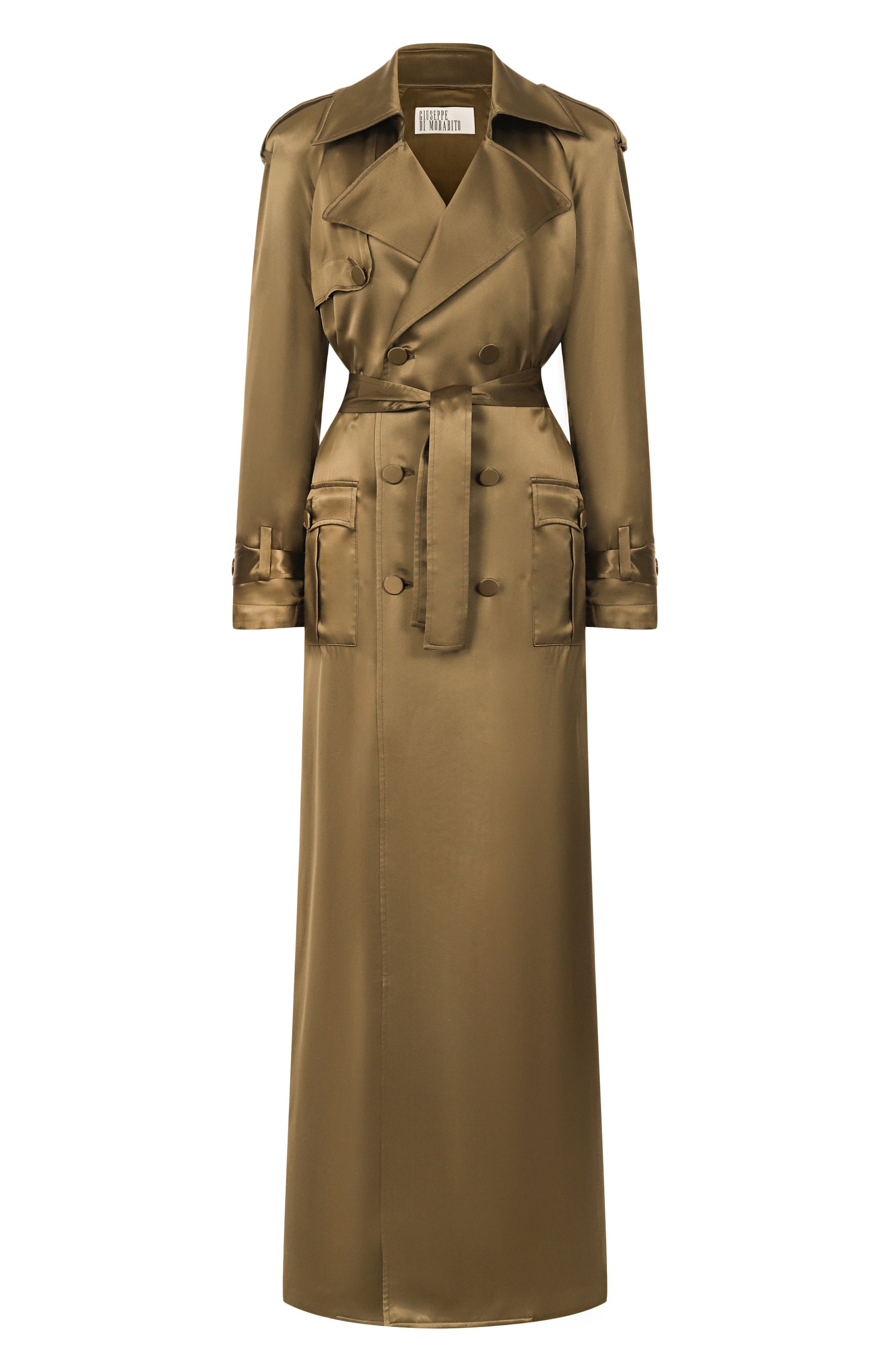 Атласный тренч GIUSEPPE DI MORABITO, арт. 04SSLD136 04422, фото 1