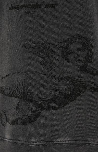 Хлопковое худи DIEGO VENTURINO, арт. D3W4DVFLHPDSTR, фото 5