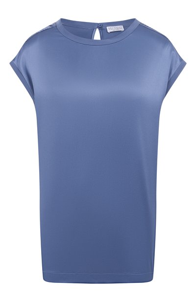 Женский атласный топ BRUNELLO CUCINELLI, арт. MPC59EH500