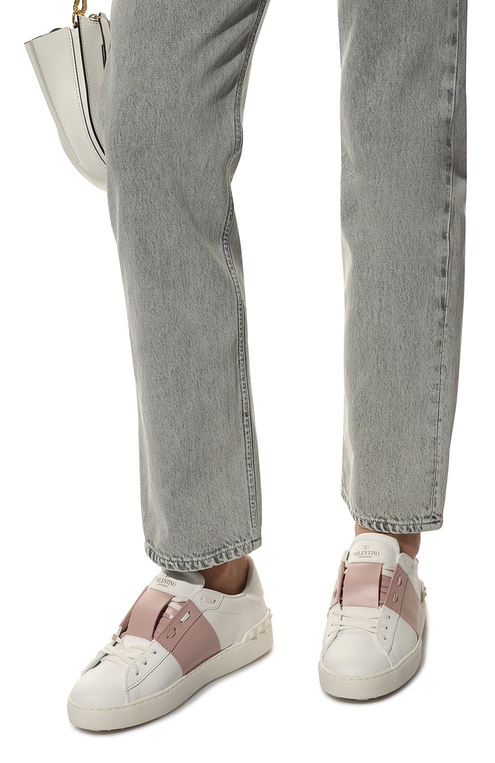 Кожаные кеды open VALENTINO, арт. XW2S0781/BLU, фото 3