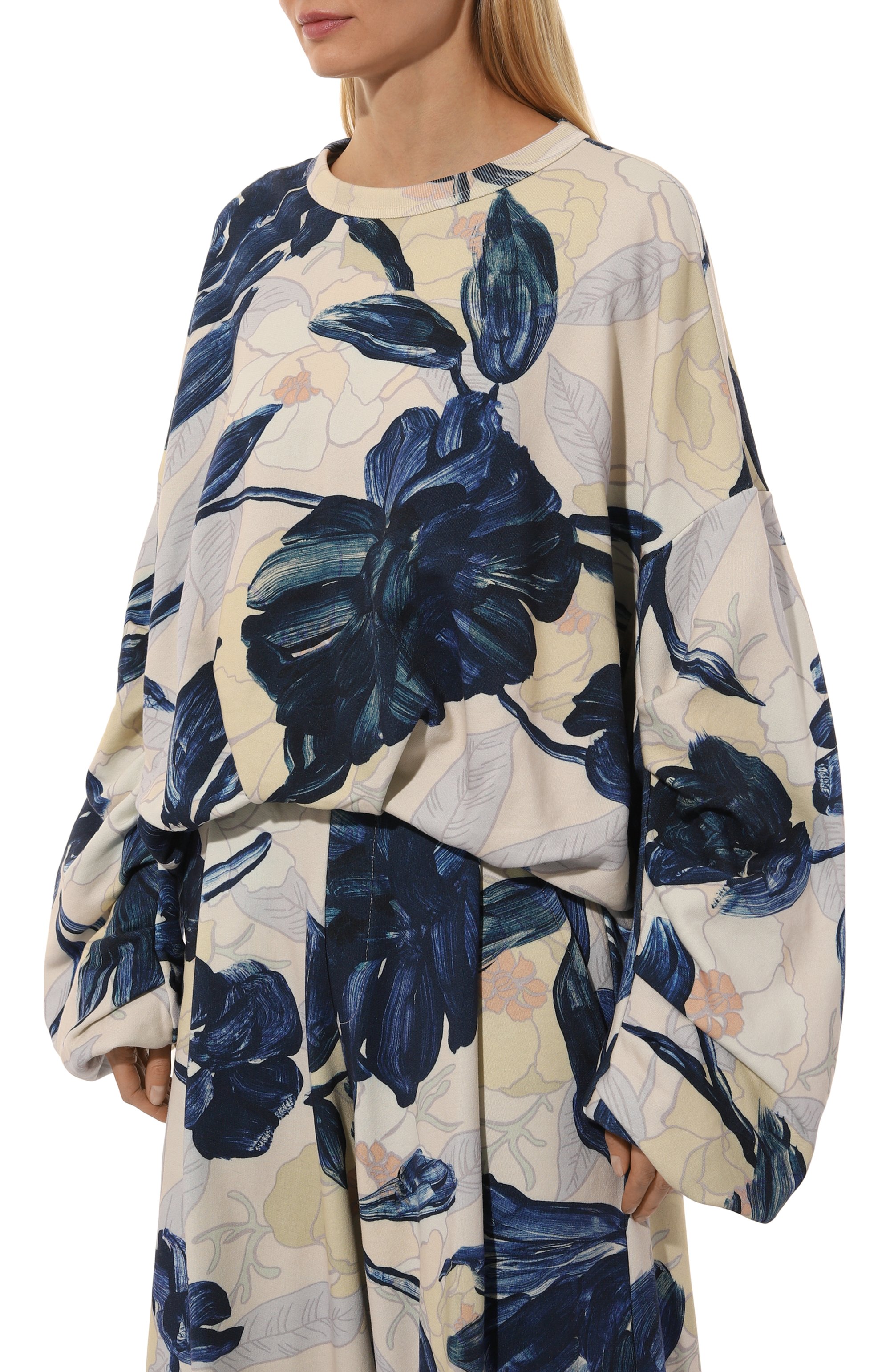 Хлопковый свитшот DRIES VAN NOTEN, арт. 242-011162-9608, фото 3