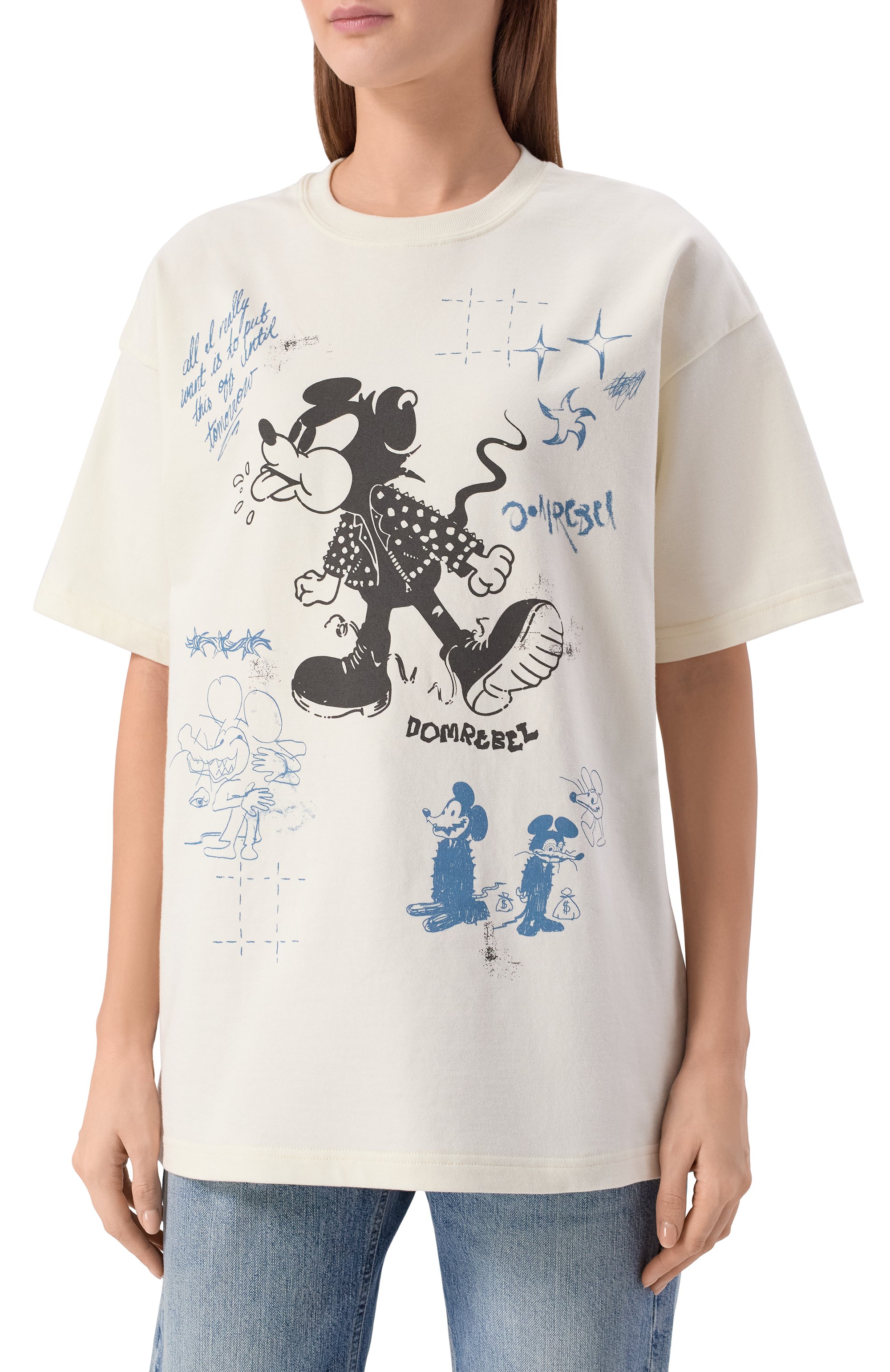 Хлопковая футболка DOMREBEL, арт. SPIT/T-SHIRT, фото 3