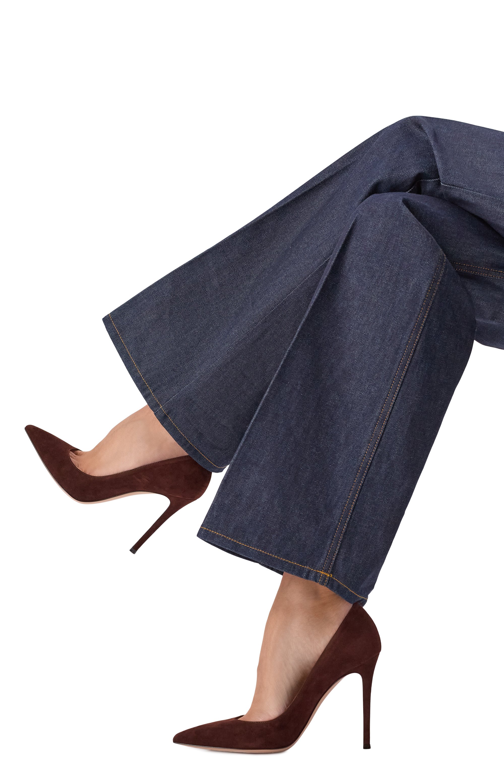 Замшевые туфли gianvito 105 GIANVITO ROSSI, арт. G28470.15RIC.CAMCH0C, фото 2