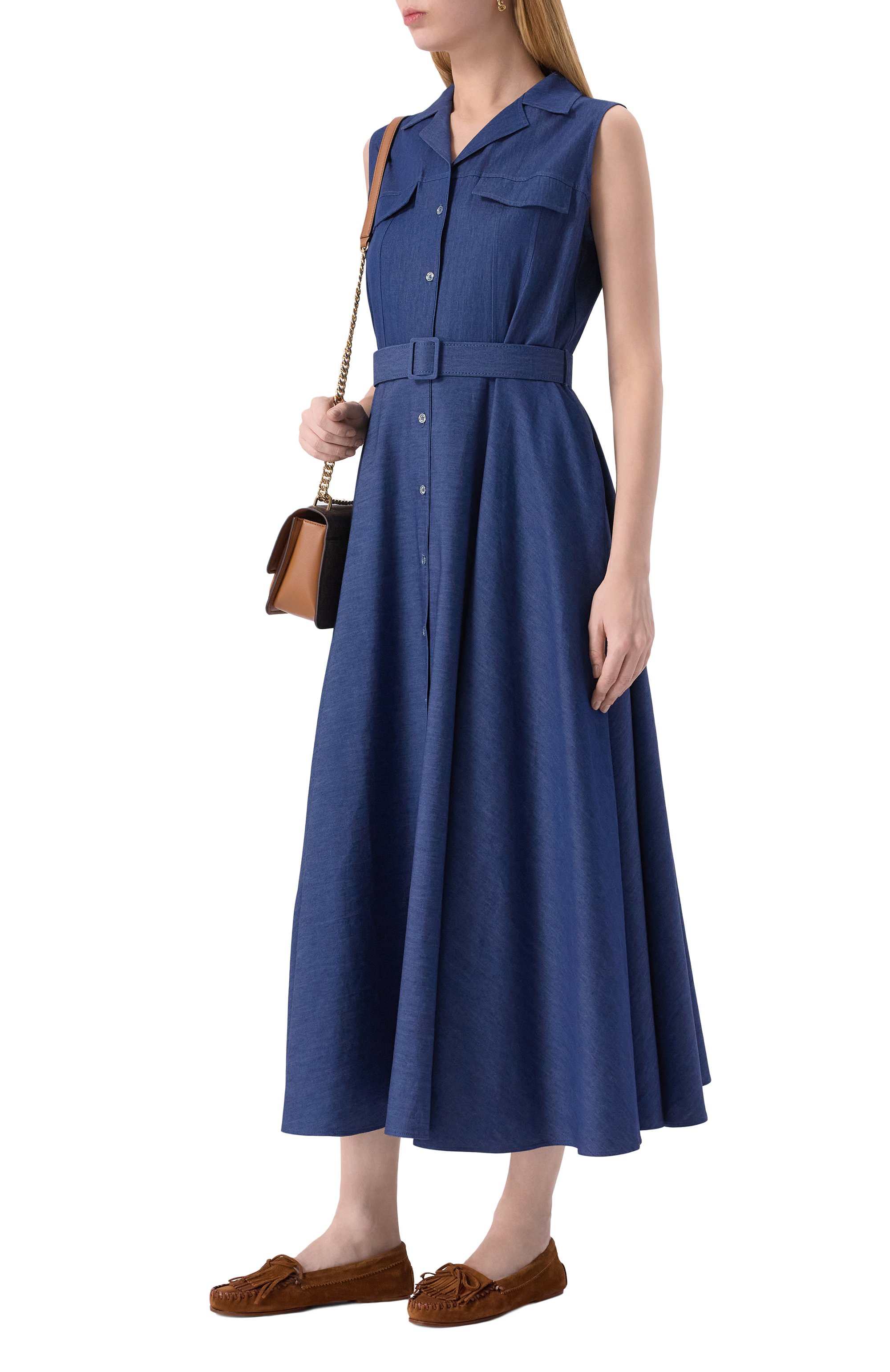 Хлопковое платье PIETRO BRUNELLI, арт. AG2501/C0TRIP, фото 2