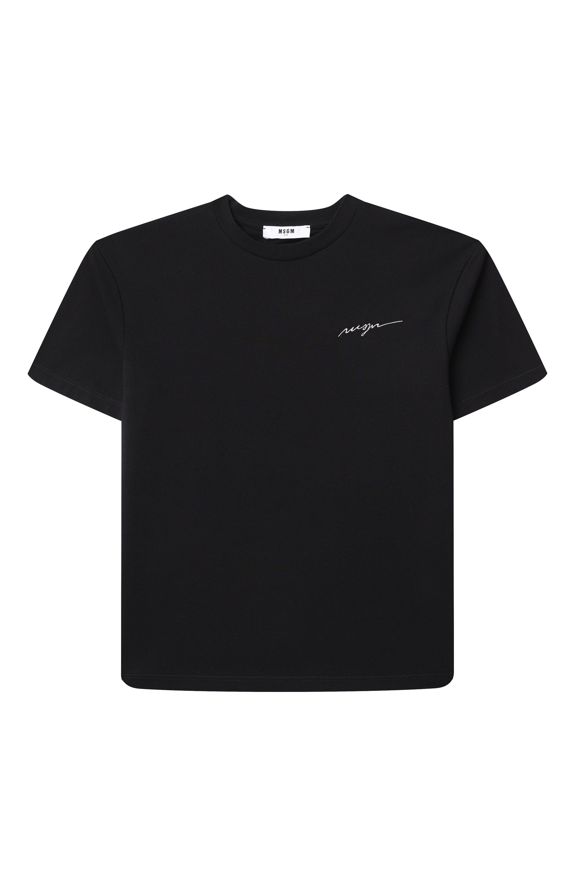 Хлопковая футболка MSGM KIDS, арт. S5MSJUTH064, фото 1