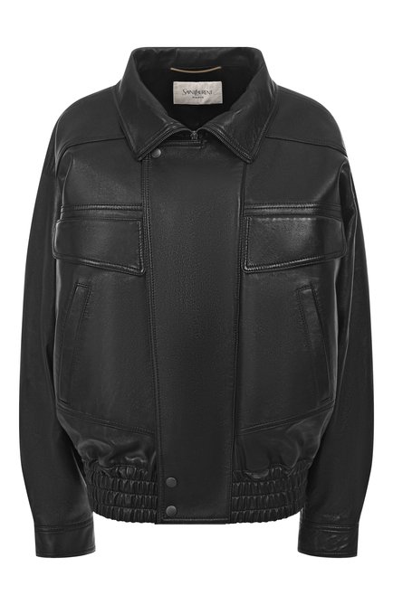 Женская кожаная куртка SAINT LAURENT, арт. 836515/YCNU2