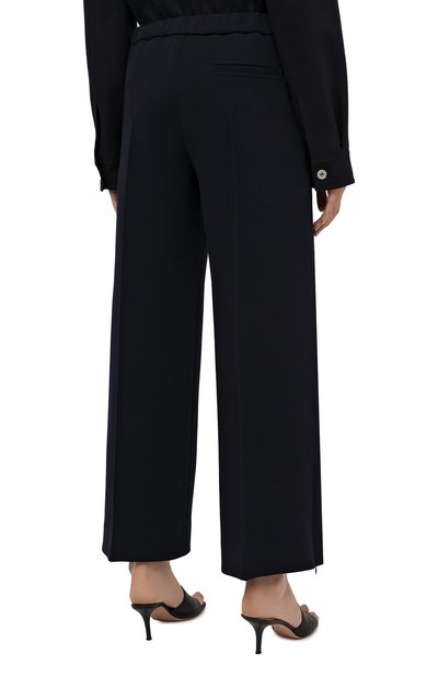 Шерстяные брюки JIL SANDER темно-синего цвета по цене 156000 руб., арт. JSPT311203-WT201100, фото 4 Шерстяные брюки JIL SANDER, арт. JSPT311203-WT201100, фото 4