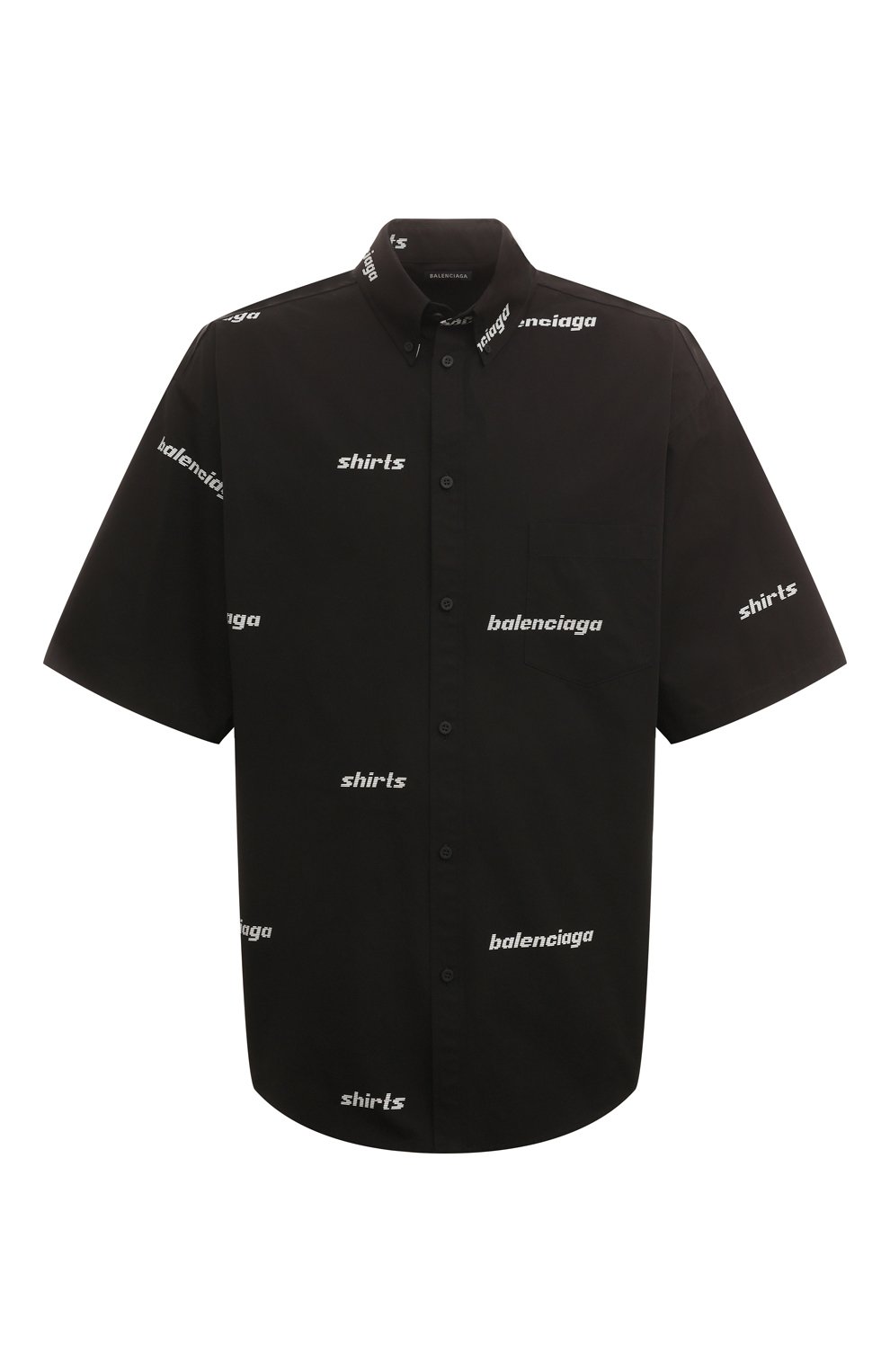 Хлопковая рубашка BALENCIAGA, арт. 681702/T0L65, фото 1