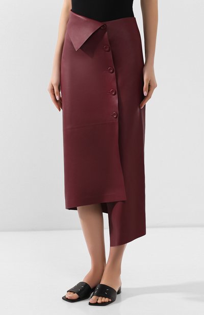 Кожаная юбка THE ROW, арт. 4960L185, фото 3