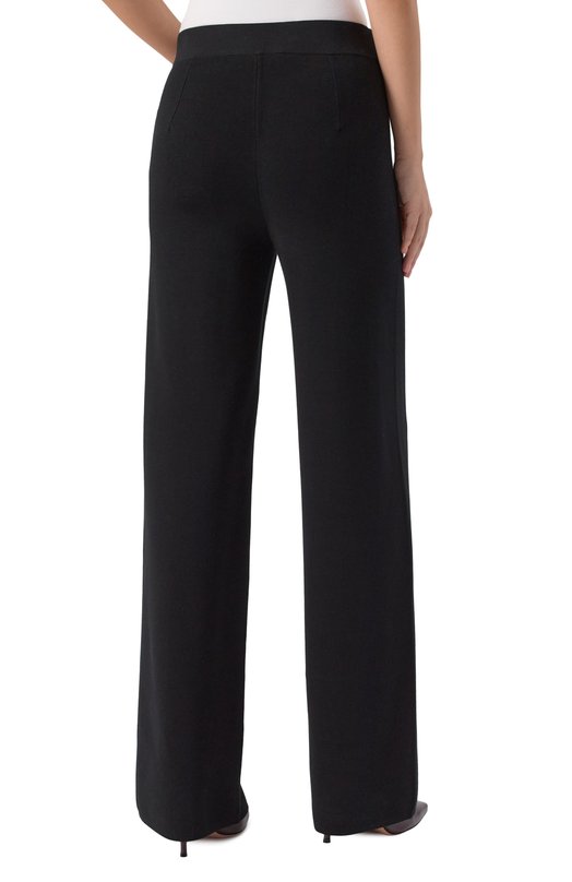 Брюки из вискозы Max Mara Studio MARZIA Чёрный  MARZIA Фото 4