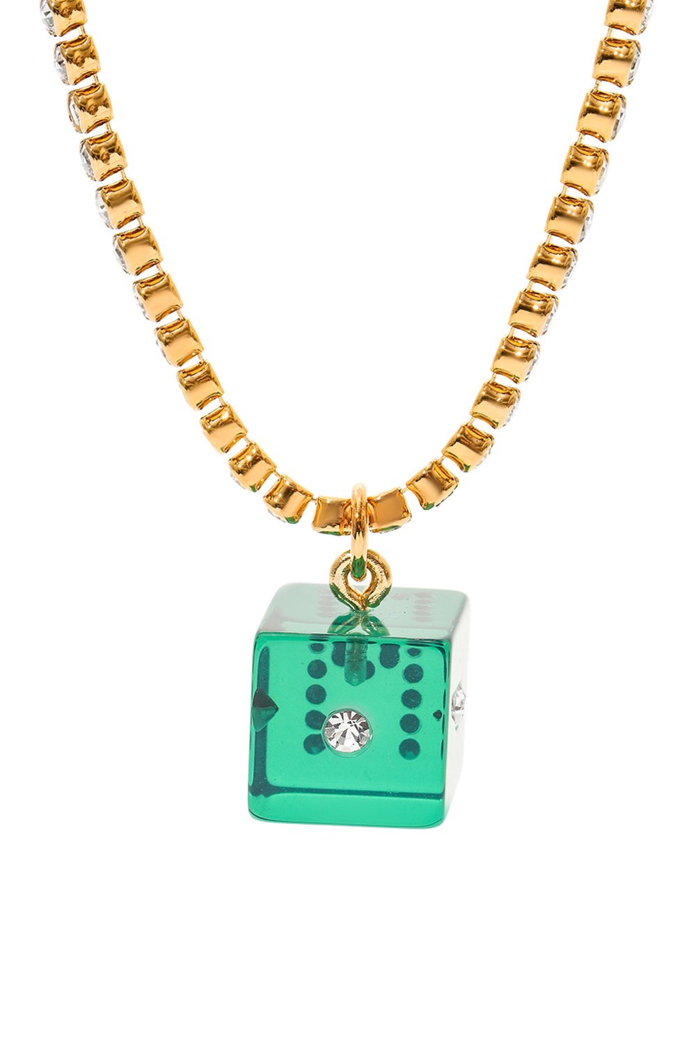 Кулон на цепочке MARNI зеленого цвета по цене 35150 руб., арт. C0MV0388A0 S2000, фото 3 Кулон на цепочке MARNI, арт. C0MV0388A0 S2000, фото 3