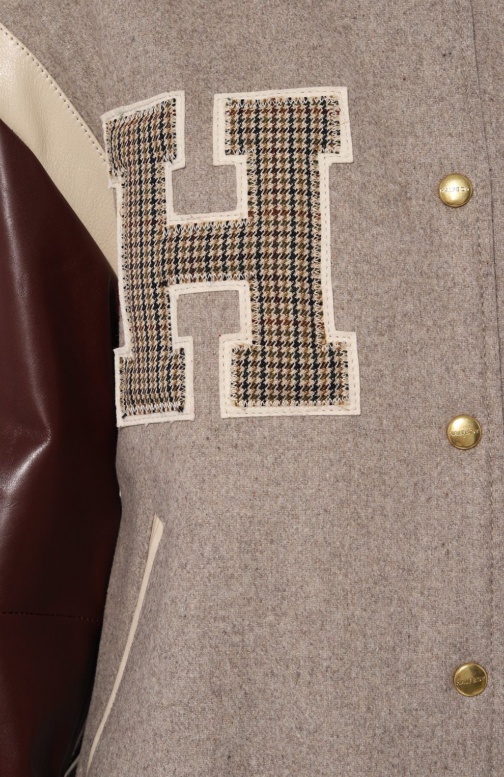 Комбинированный бомбер HALFBOY, арт. HFW241WLBB008, фото 5