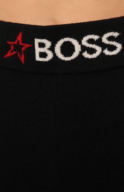 Шерстяные легинсы BOSS черного цвета по цене 35400 руб., арт. 50510313, фото 5 Шерстяные легинсы BOSS, арт. 50510313, фото 5