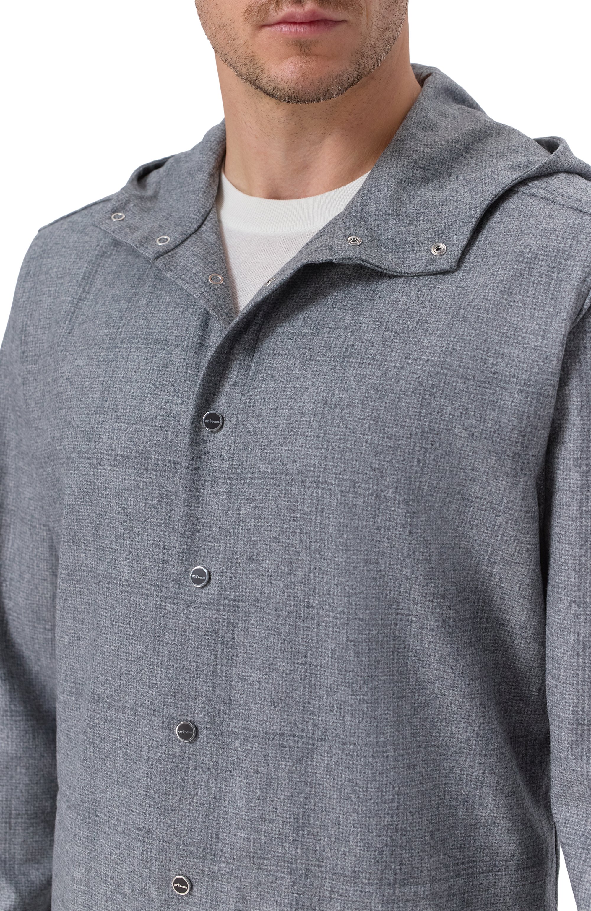 Шерстяная рубашка KITON, арт. UMCPETEK0127G02, фото 5