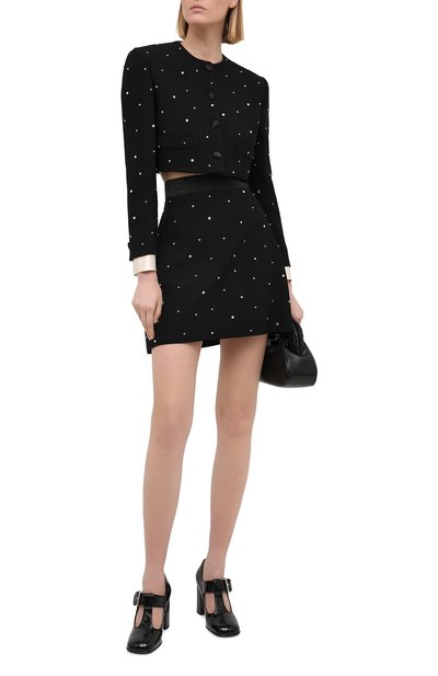 Кожаные туфли MIU MIU, арт. 5I242D-3AQF-F0002-A085, фото 2