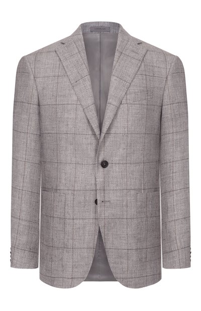 Мужской пиджак изо льна и шерсти CORNELIANI, арт. 276018/2716318