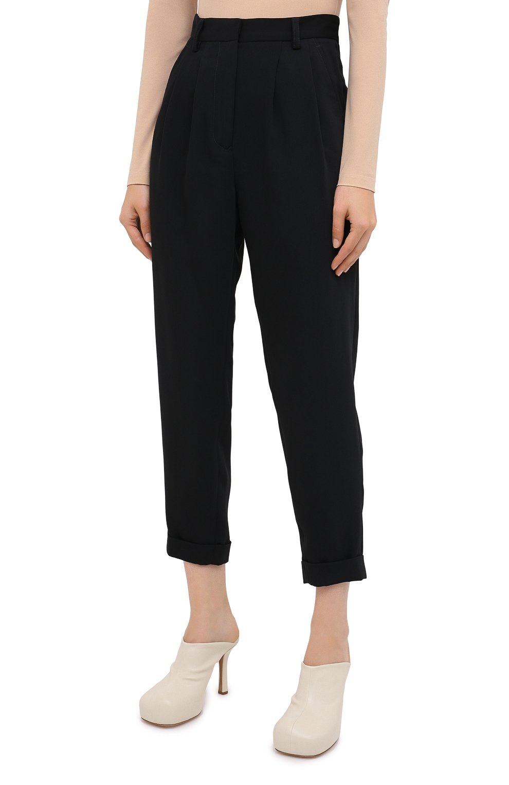 Брюки MM6 черного цвета по цене 41200 руб., арт. S52KA0273/S37977, фото 3 Брюки MM6, арт. S52KA0273/S37977, фото 3