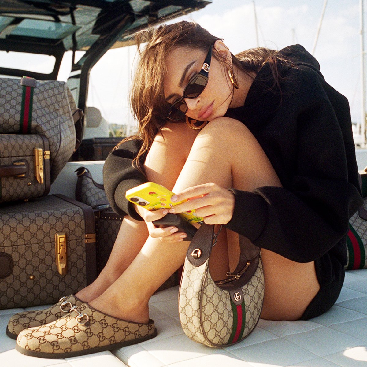 Очки и сумки Gucci — самые эффектные аксессуары лета