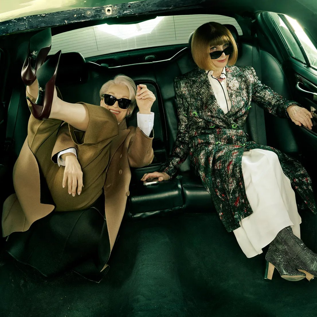 Мерил Стрип и Анна Винтур на обложке Vogue