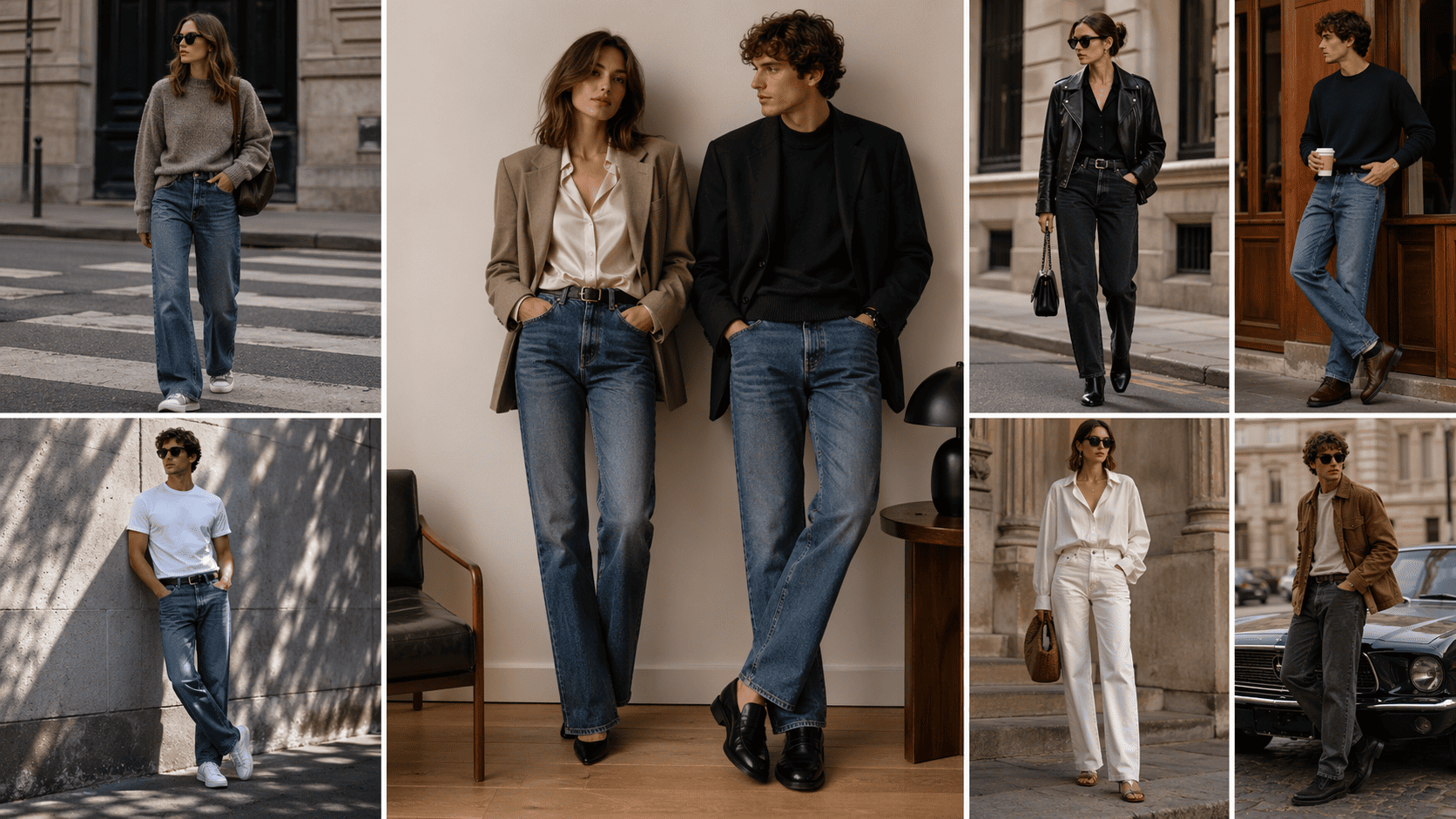 Прямые джинсы: универсальная база и лучшие сочетания