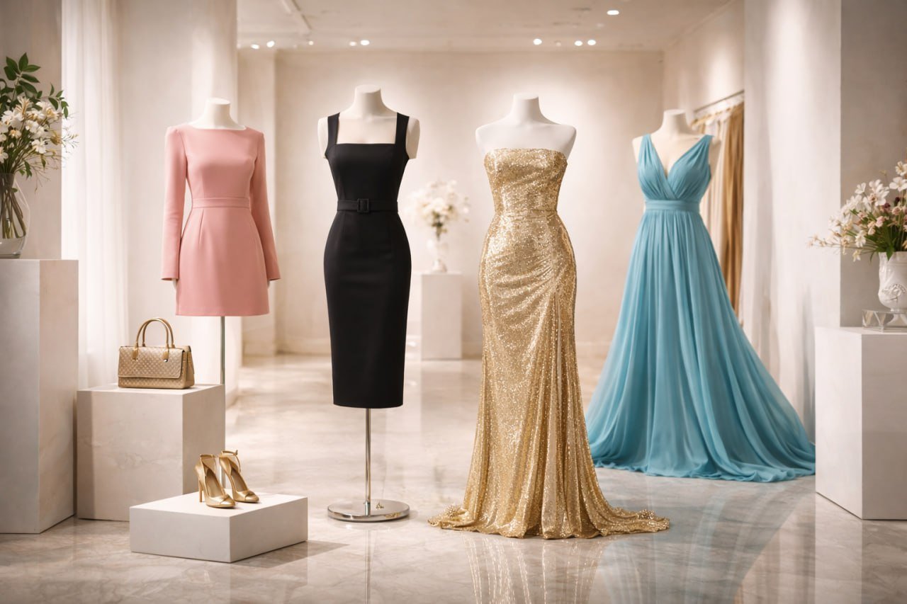 Виды и фасоны платьев: полный гид